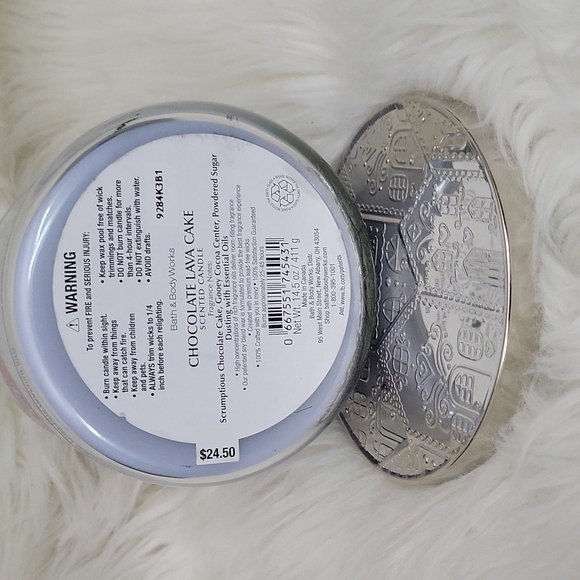 Bath & Body Works Candle Chocolate Lava Cake scent. Never used Stored w/Lid Clsd - Picture 3 of 3